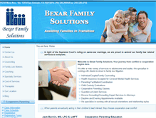 Tablet Screenshot of bexarfamilysolutions.com